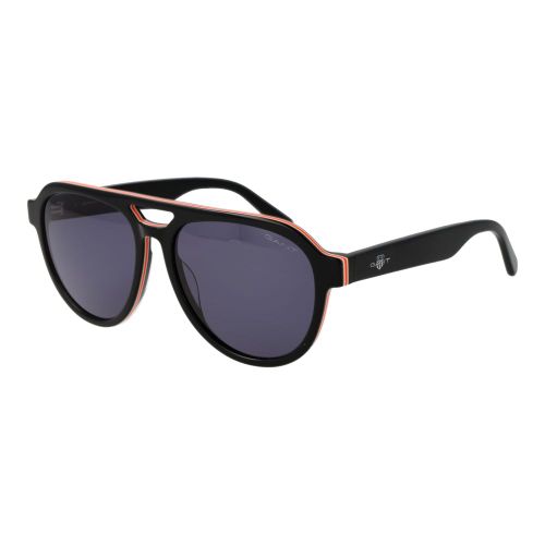 Gant Black Acetate Men's Sunglasses - Gant - Modalova