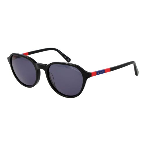 Gant Black Acetate Men's Sunglasses - Gant - Modalova