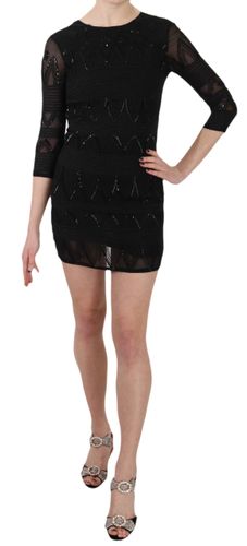 Silk Sequined Mini Shift Women's Gown - John Richmond - Modalova