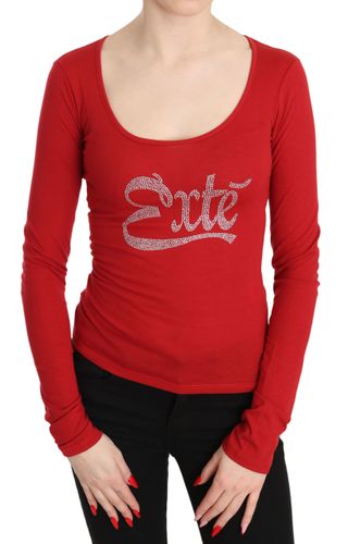 Crystal Embellished Long Sleeve Top Women's Blouse - Exte - Modalova