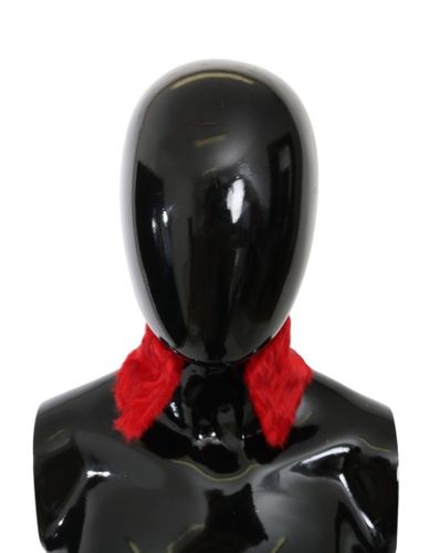 Fur Neck Collar Wrap Lambskin Women's Scarf - Dolce & Gabbana - Modalova