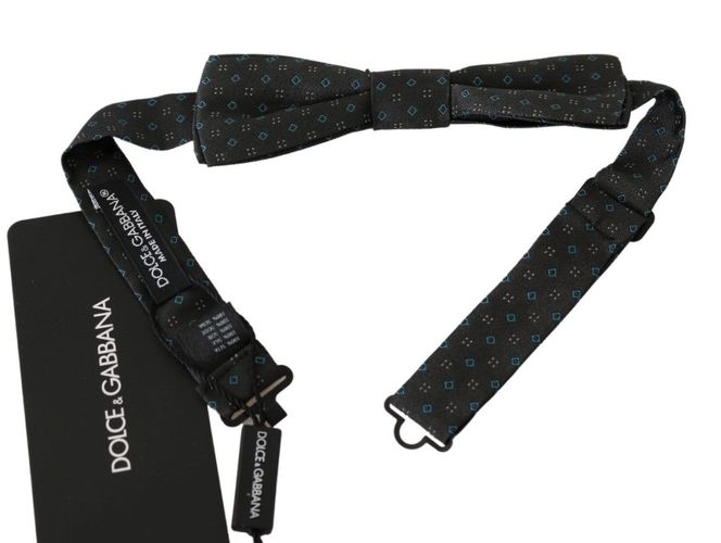 Patterned Mens NeckMen's Papillon 100% Silk Bow Men's Tie - Dolce & Gabbana - Modalova