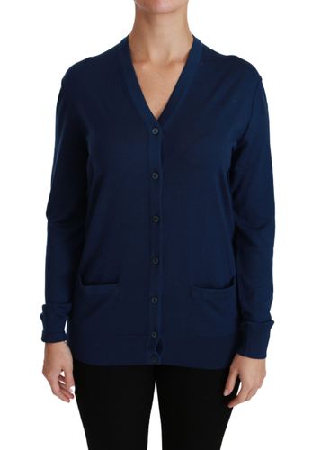Button Cardigan Virgin Wool Women's Sweater - Dolce & Gabbana - Modalova