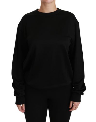 Cotton Crewneck Pullover Women's Sweater - Dolce & Gabbana - Modalova