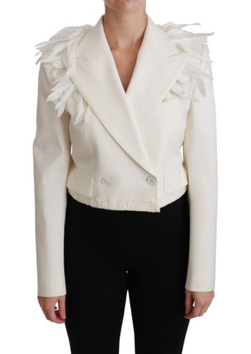 Double Breasted Coat Wool Women's Jacket - Dolce & Gabbana - Modalova