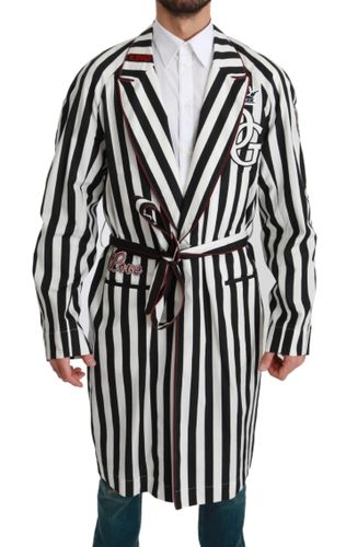 Coat Nightgown Cotton Men's Robe - Dolce & Gabbana - Modalova