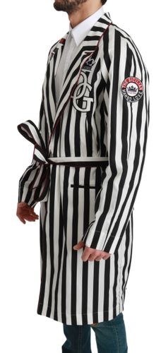 Coat Nightgown Cotton Men's Robe - Dolce & Gabbana - Modalova
