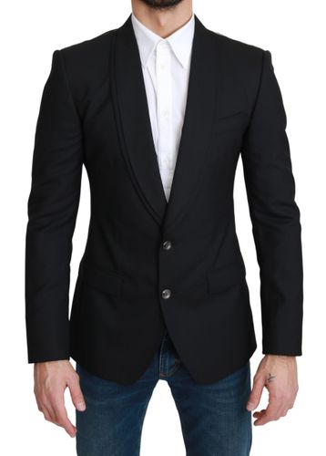 Single Breasted Formal Wool Men's Blazer - Dolce & Gabbana - Modalova
