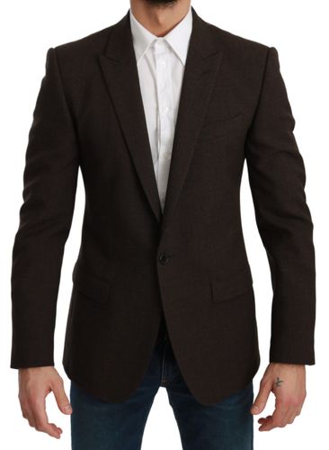 Slim Fit Coat Jacket MARTINI Men's Blazer - Dolce & Gabbana - Modalova