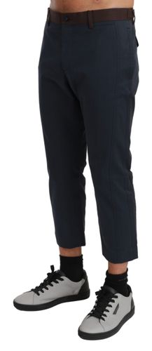 Stripes Cropped Trousers Men's Pants - Dolce & Gabbana - Modalova