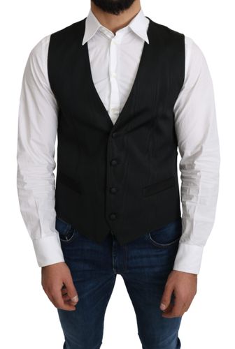 Silk Formal Coat Men's Vest - Dolce & Gabbana - Modalova