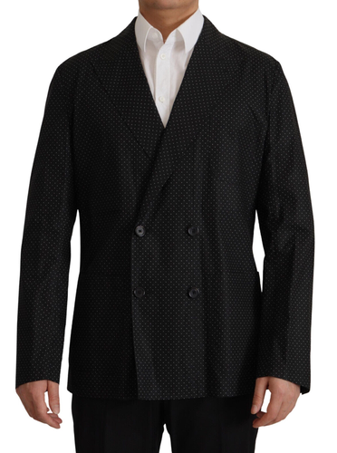 Polka Dotted Cotton Blazer Men's Jacket - Dolce & Gabbana - Modalova