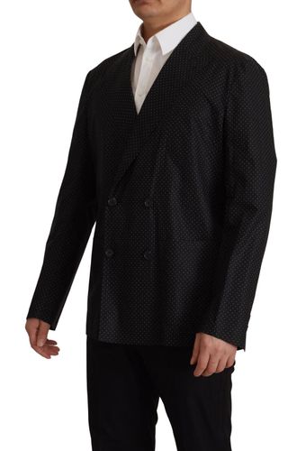 Polka Dotted Cotton Blazer Men's Jacket - Dolce & Gabbana - Modalova