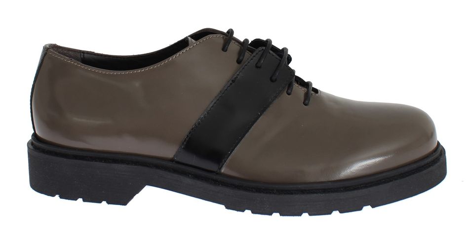 Brown Leather Laceups Women's Shoes - AI_ - Modalova