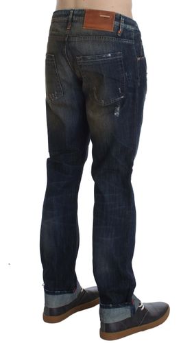 Wash Cotton Regular Straight Fit Men's Jeans - Acht - Modalova