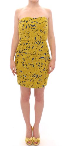 Blue Strapless Bubble Mini Shift Women's Dress - Sachin & Babi - Modalova