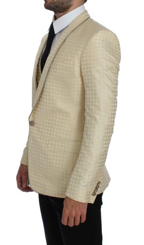 Polka Dot Silk 2 Piece Men's Blazer - Dolce & Gabbana - Modalova