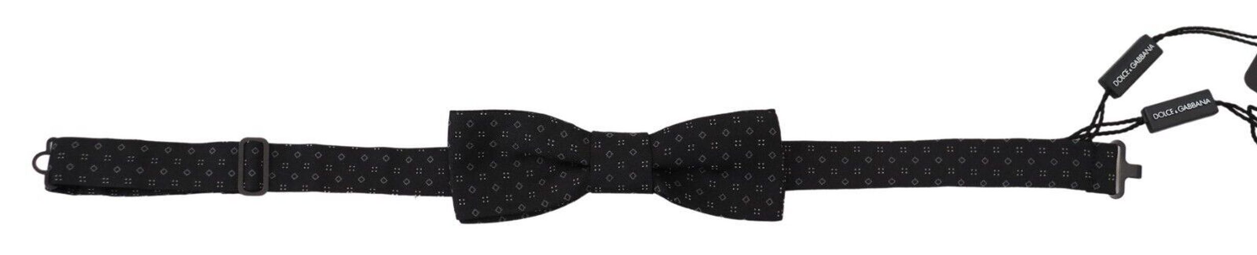 Pattern Silk Adjustable Neck Papillon Bow Men's Tie - Dolce & Gabbana - Modalova