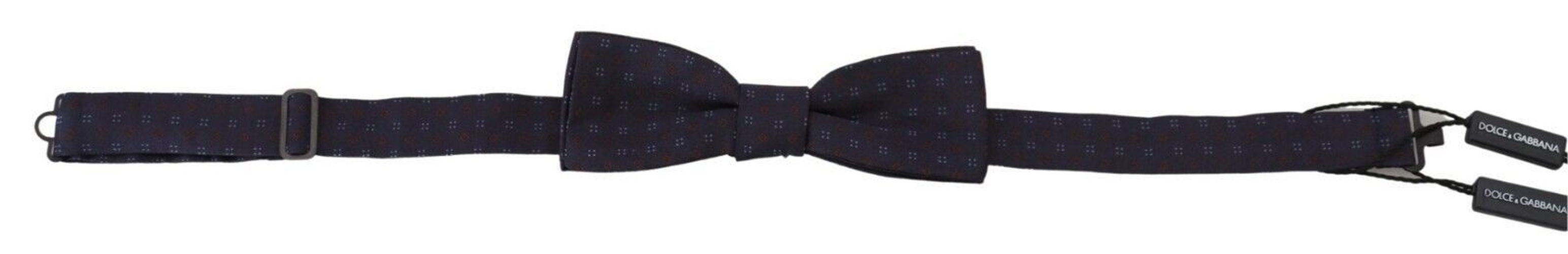 Pattern Silk Adjustable Neck Papillon Bow Men's Tie - Dolce & Gabbana - Modalova