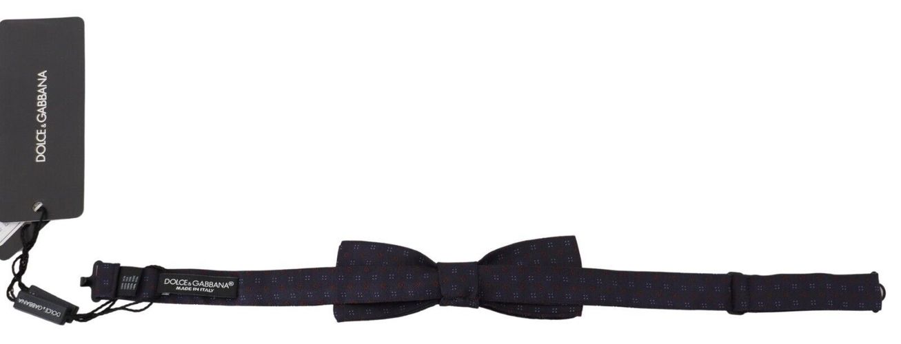 Pattern Silk Adjustable Neck Papillon Bow Men's Tie - Dolce & Gabbana - Modalova