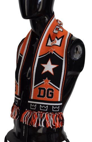 DG Logo Printed Men Neck Wrap Shawl Men's Scarf - Dolce & Gabbana - Modalova