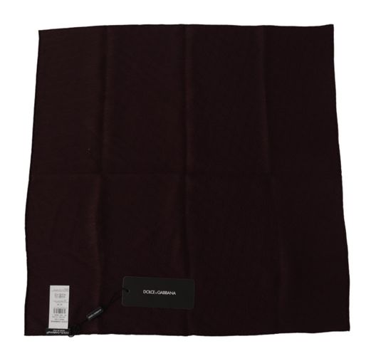 Silk Blend Square Wrap Handkerchief Men's Scarf - Dolce & Gabbana - Modalova