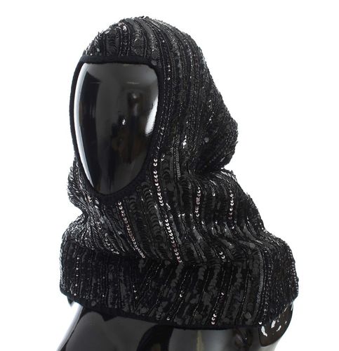 Knitted Sequin Hood Scarf Women's Hat - Dolce & Gabbana - Modalova