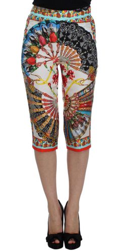 Majolica Sicily Silk Women's Pants - Dolce & Gabbana - Modalova