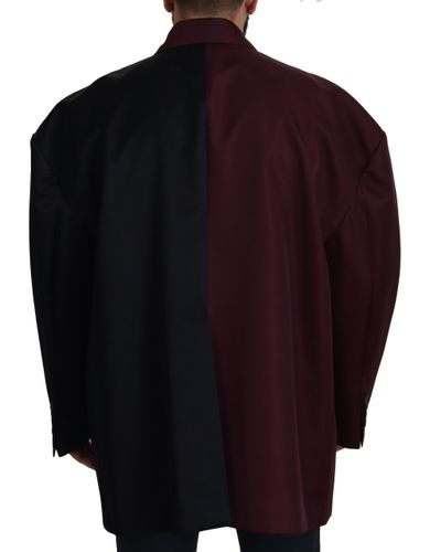 Polyester Double Breasted Men's Jacket - Dolce & Gabbana - Modalova