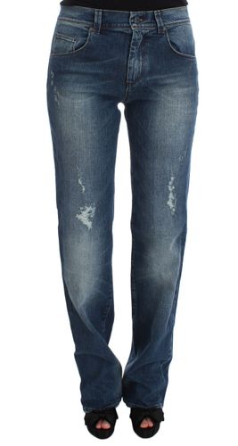 Wash Cotton Blend Slim Fit Women's Jeans - Ermanno Scervino - Modalova