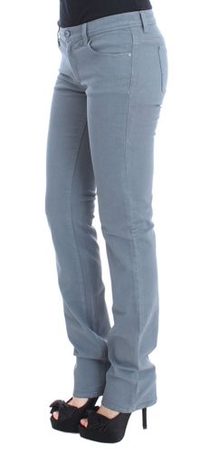 Cotton Blend Slim Fit Bootcut Women's Jeans - Ermanno Scervino - Modalova
