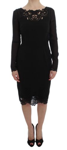 Silk Stretch Sheath Women's Dress - Dolce & Gabbana - Modalova