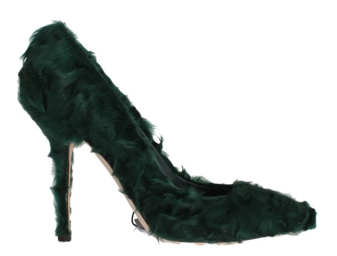 Xiangao Lamb Fur Leather Women's Pumps - Dolce & Gabbana - Modalova