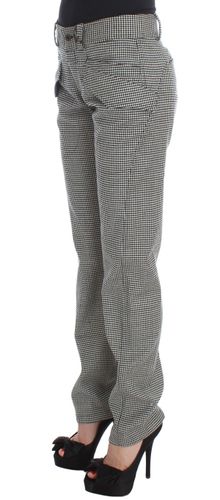 Checkered Cotton Casual Women's Pants - Ermanno Scervino - Modalova