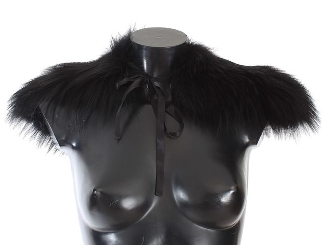 Fox Fur Collar Women's Scarf - Dolce & Gabbana - Modalova