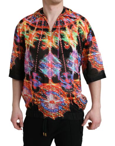 Luminarie Print Cotton Men's T-shirt - Dolce & Gabbana - Modalova