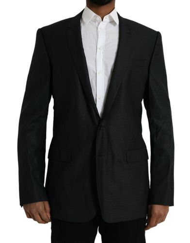 Wool Notch SingleBreasted Coat Men's Blazer - Dolce & Gabbana - Modalova