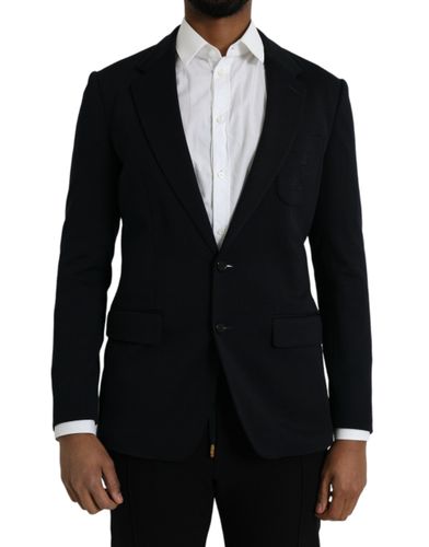 Wool Notch Single Breasted Coat Men's Blazer - Dolce & Gabbana - Modalova