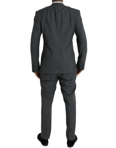 Plaid Wool MARTINI Formal 2 Piece Men's Suit - Dolce & Gabbana - Modalova