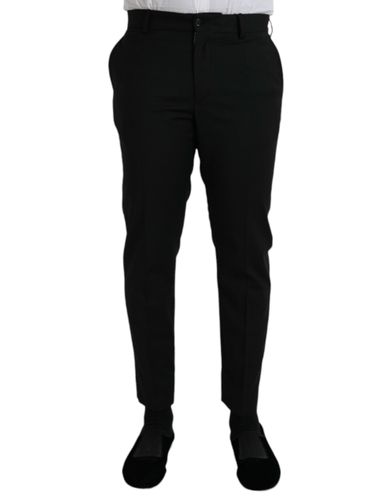 Wool SlimFit Dress Formal Men's Pants - Dolce & Gabbana - Modalova