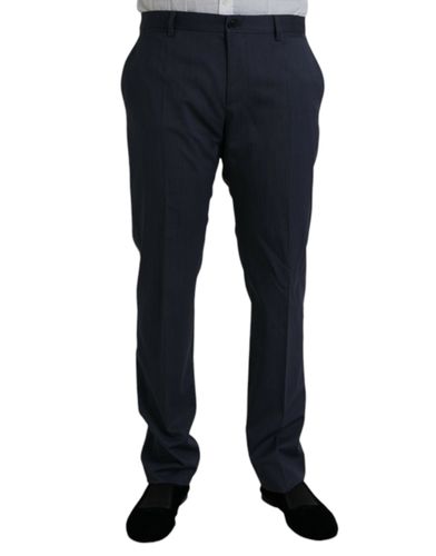 Wool Slim Fit Dress Formal Men's Pants - Dolce & Gabbana - Modalova