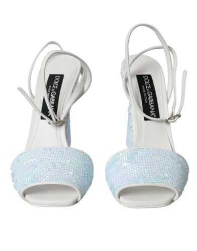 Sequin Ankle Strap Sandals Women's Shoes - Dolce & Gabbana - Modalova