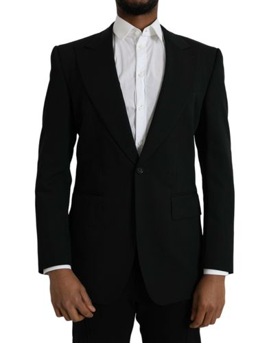 Wool Peak Single Breasted Coat Men's Blazer - Dolce & Gabbana - Modalova