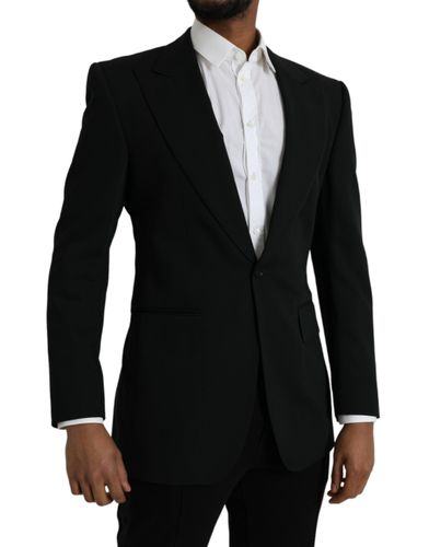 Wool Peak Single Breasted Coat Men's Blazer - Dolce & Gabbana - Modalova