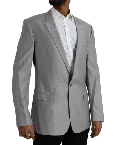 Wool Peak Single Breasted Coat Men's Blazer - Dolce & Gabbana - Modalova