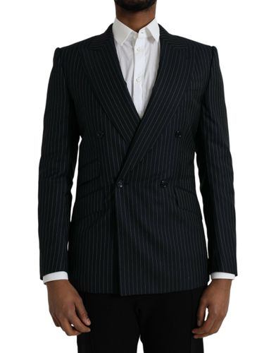 Stripe SICILIA Double Breasted Coat Men's Blazer - Dolce & Gabbana - Modalova