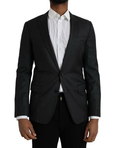Stripe MARTINI Single Breasted Coat Men's Blazer - Dolce & Gabbana - Modalova