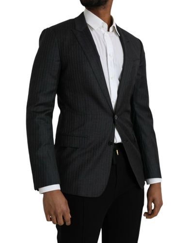 Stripe MARTINI Single Breasted Coat Men's Blazer - Dolce & Gabbana - Modalova