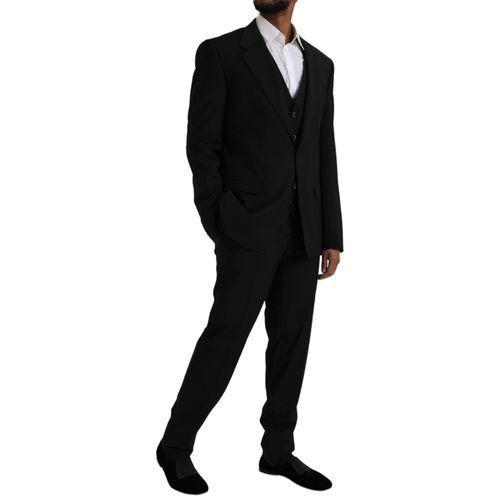 Polyester STAFF Formal 3 Piece Men's Suit - Dolce & Gabbana - Modalova