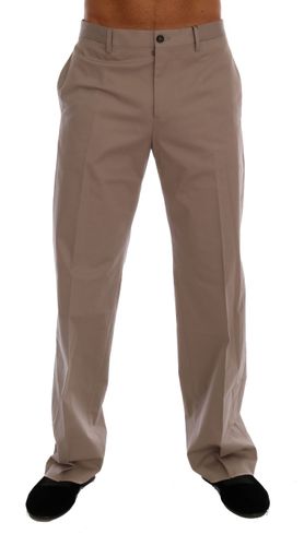 Cotton Stretch Chinos Men's Pants - Dolce & Gabbana - Modalova